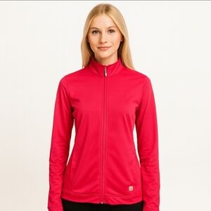 Puma Pink Barbie Atheleisure Workout Sportswear Yoga Logo Size M.